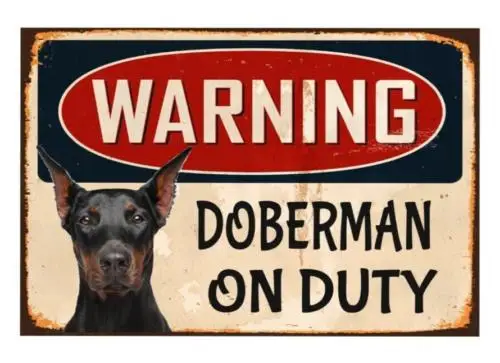 

Металлические знаки Doberman для собак, садовый винтажный Ретро гаражный сарай