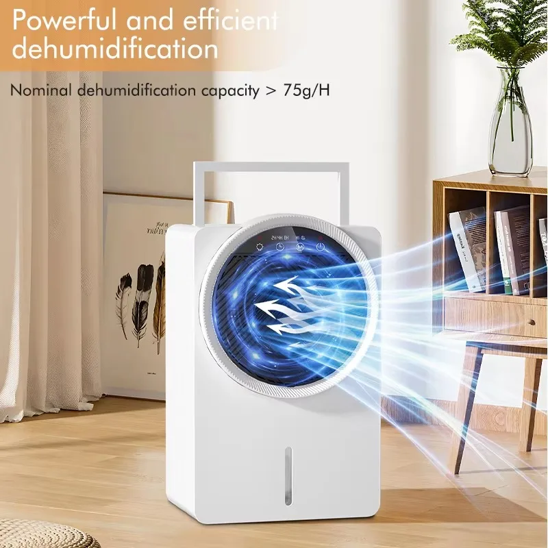 Factory Processing 2500ml/D Easy Home Use Dehumidifier With Removable Water Tank Portable Smart Dehumidifier