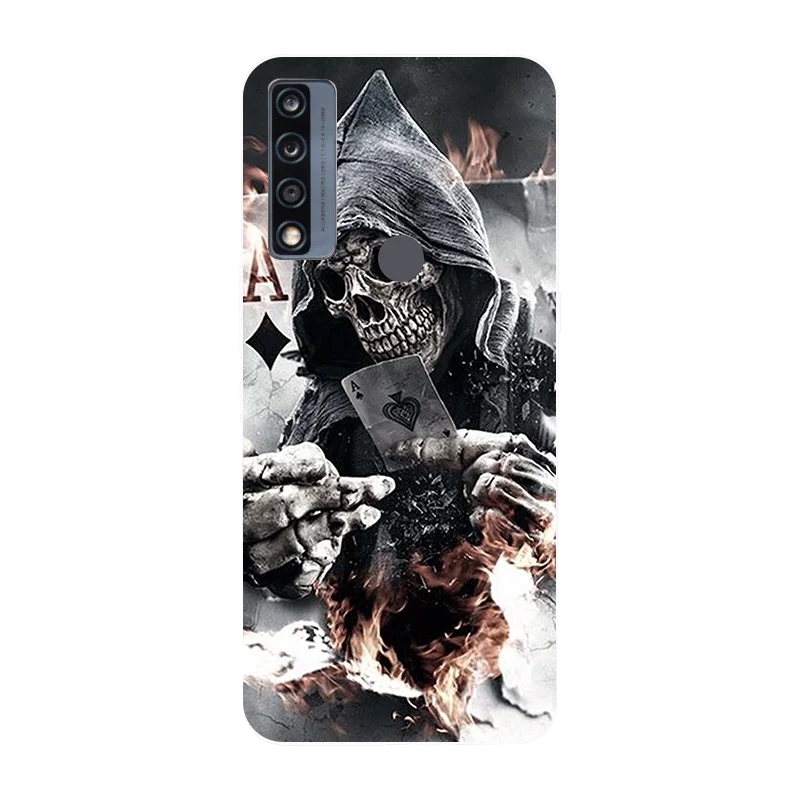 Stylish Bumper Silicone Phone Case with TPU Painted Design