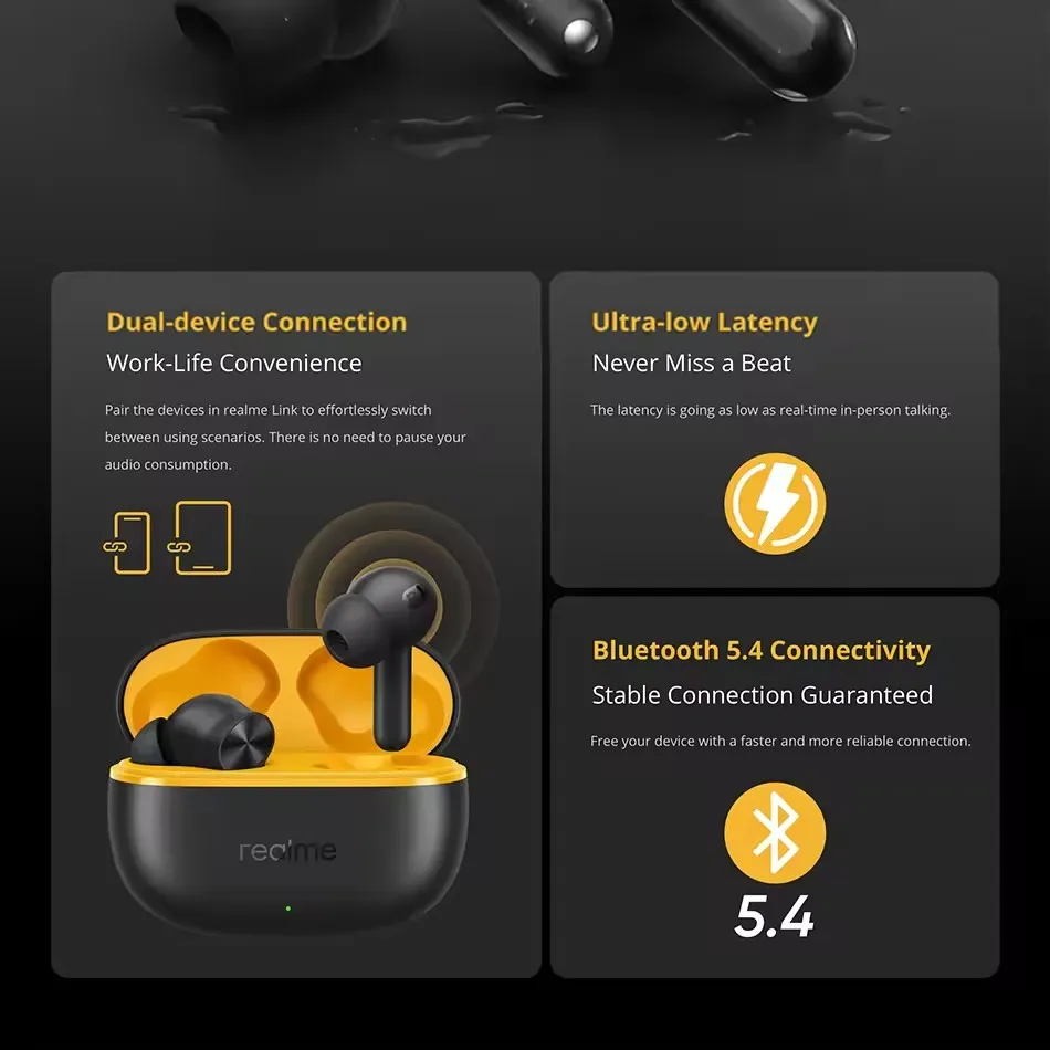 Ear Buds Realme Bluetooth Headset Charging Time Realme TechLife