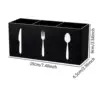 Acrylic Cutlery Storage Organizer for Kitchen Countertop Tableware Storage Box 6
