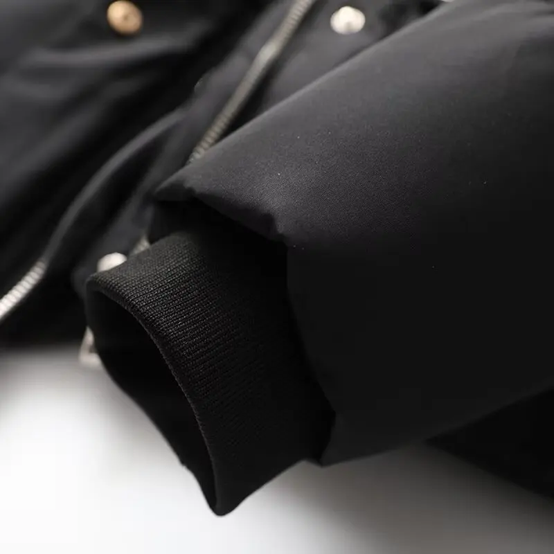 Parkas Jackets Women's Coat With Hoodies Outwear Winter Thick Warm Bllack Coat Solid Long Sleeve Outerwear 2024 inszart Jackets