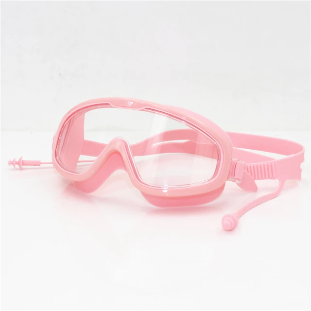Big frame Professional Swimming Waterproof soft silicone glasses swim Eyewear Anti-Fog UV men women goggles for men women 5