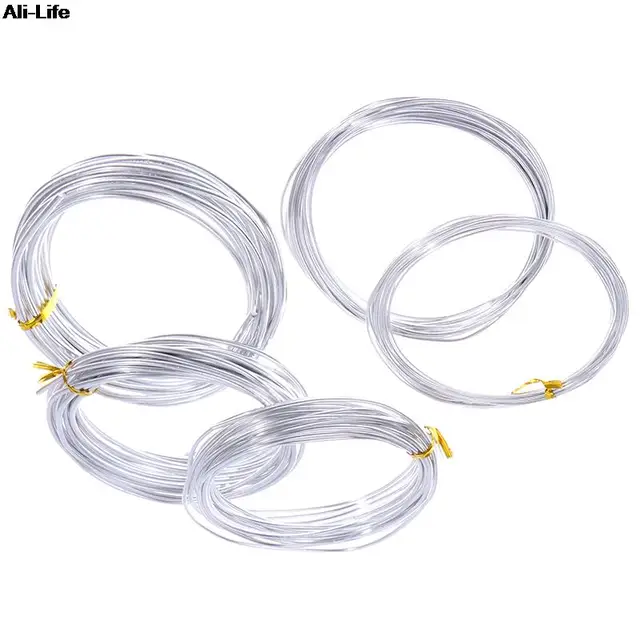 Bonsai Huzalok Eloxált Alumínium Edzőhuzal Összesen 16,5 Láb (Ezüst) - Image 2