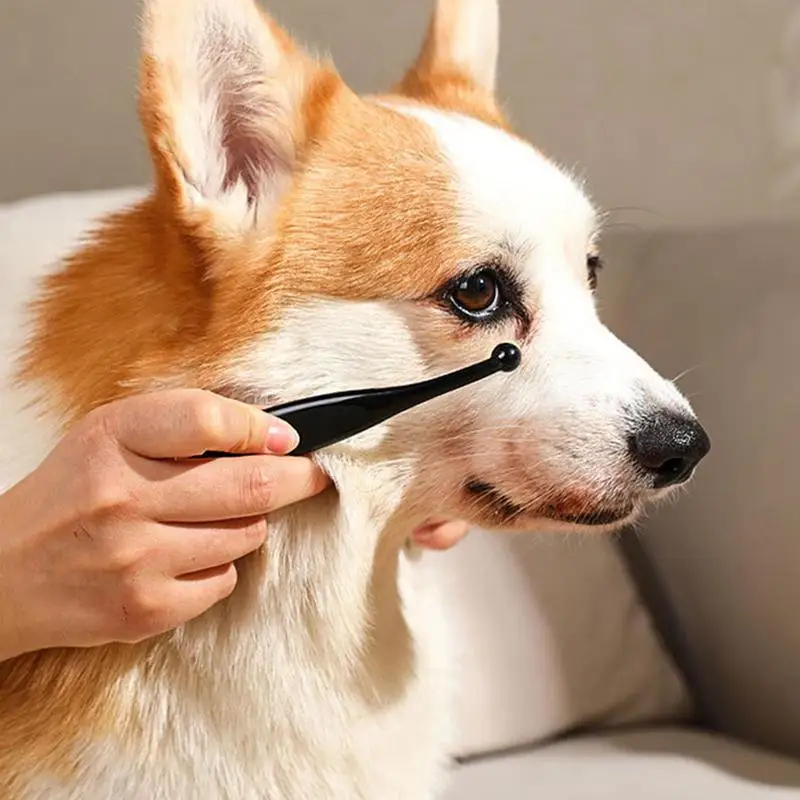 Pet Tear Stain Remover Brush Mini Dog Tear Brush Stain Comb Pet Eye Cleaning Pets Grooming Comb pet hair brush
