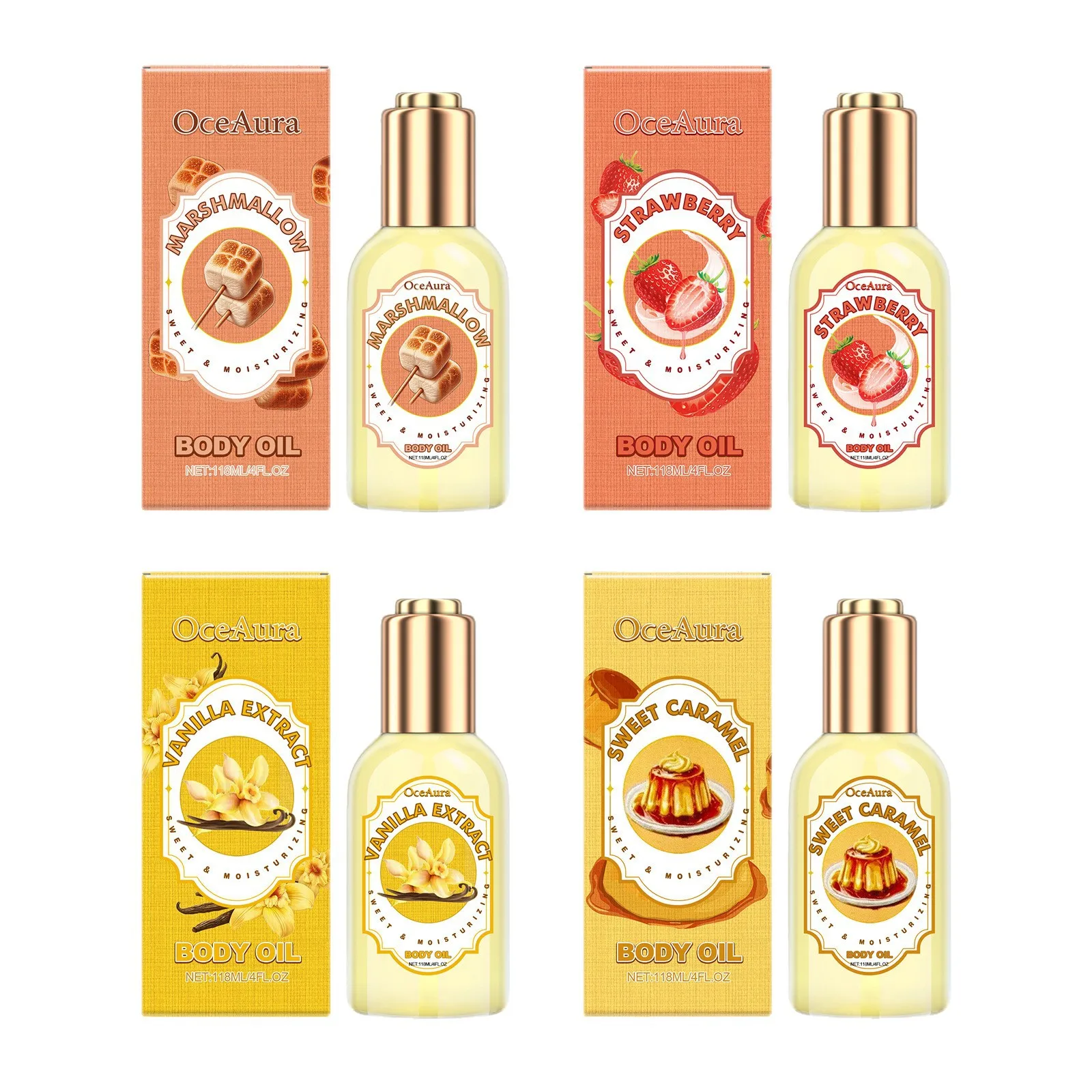 Gentle Body Moisturizing Oil Set - Gentle Nourishment + Long-Lasting Hydration for Tender, Supple & Radiant Skin