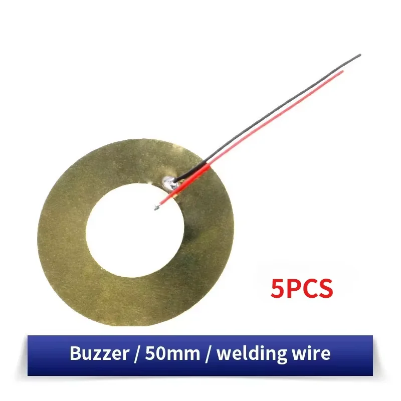 Piezoelectric Ceramic Wafer Sounder Element with Wire
