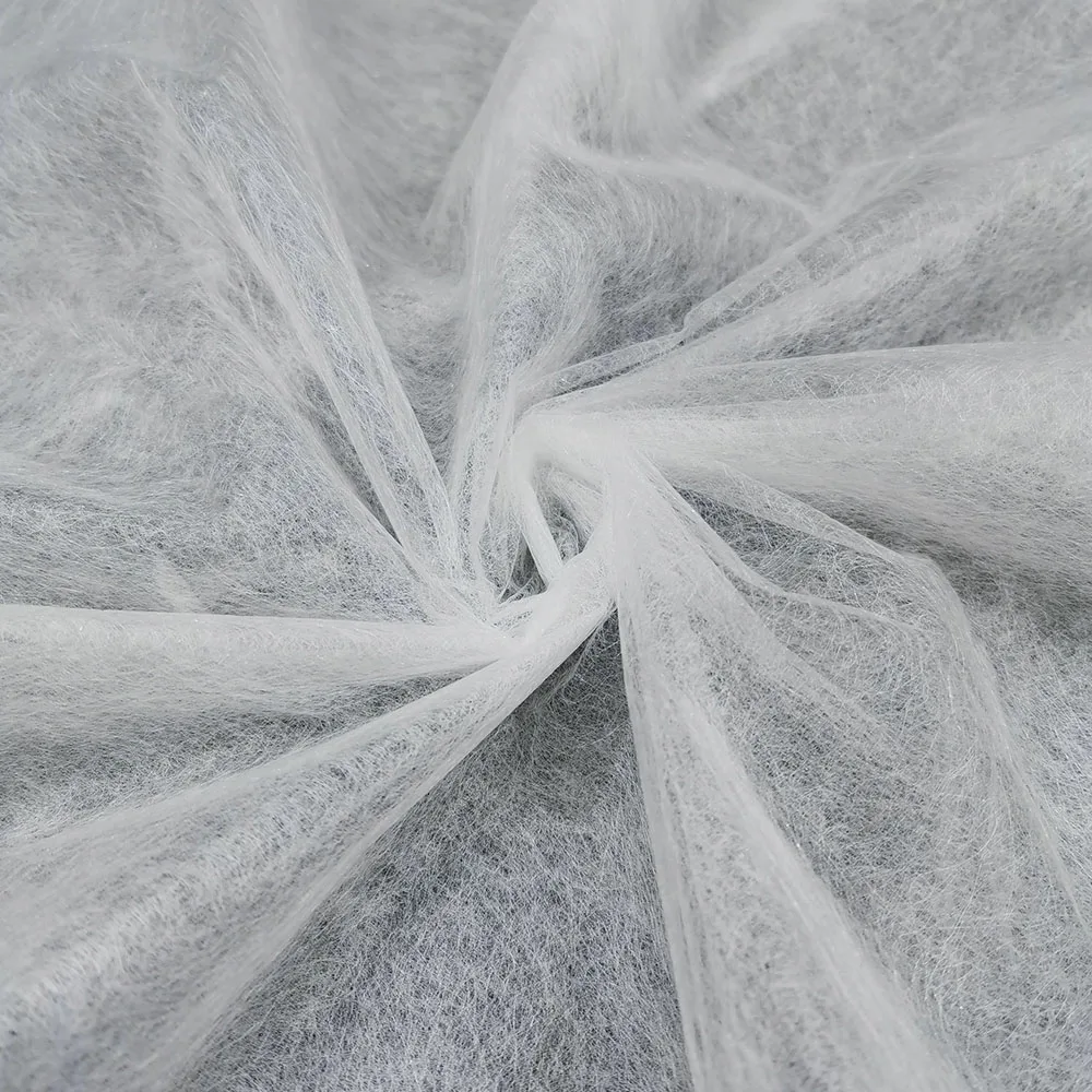 Interfacing Fabric 112cm*100cm Nonwoven Fusible Easy Iron On Sewing Join Patchwork Interlining Fabric Double Faced Adhesive Batting DIY