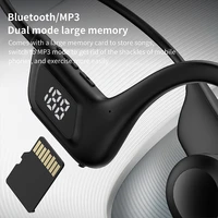Real Bone Conduction Earphones With TF Card Sport Wireless Earphone Bluetooth-Compatible Headset Hands-free With Mic For Running - Image 4