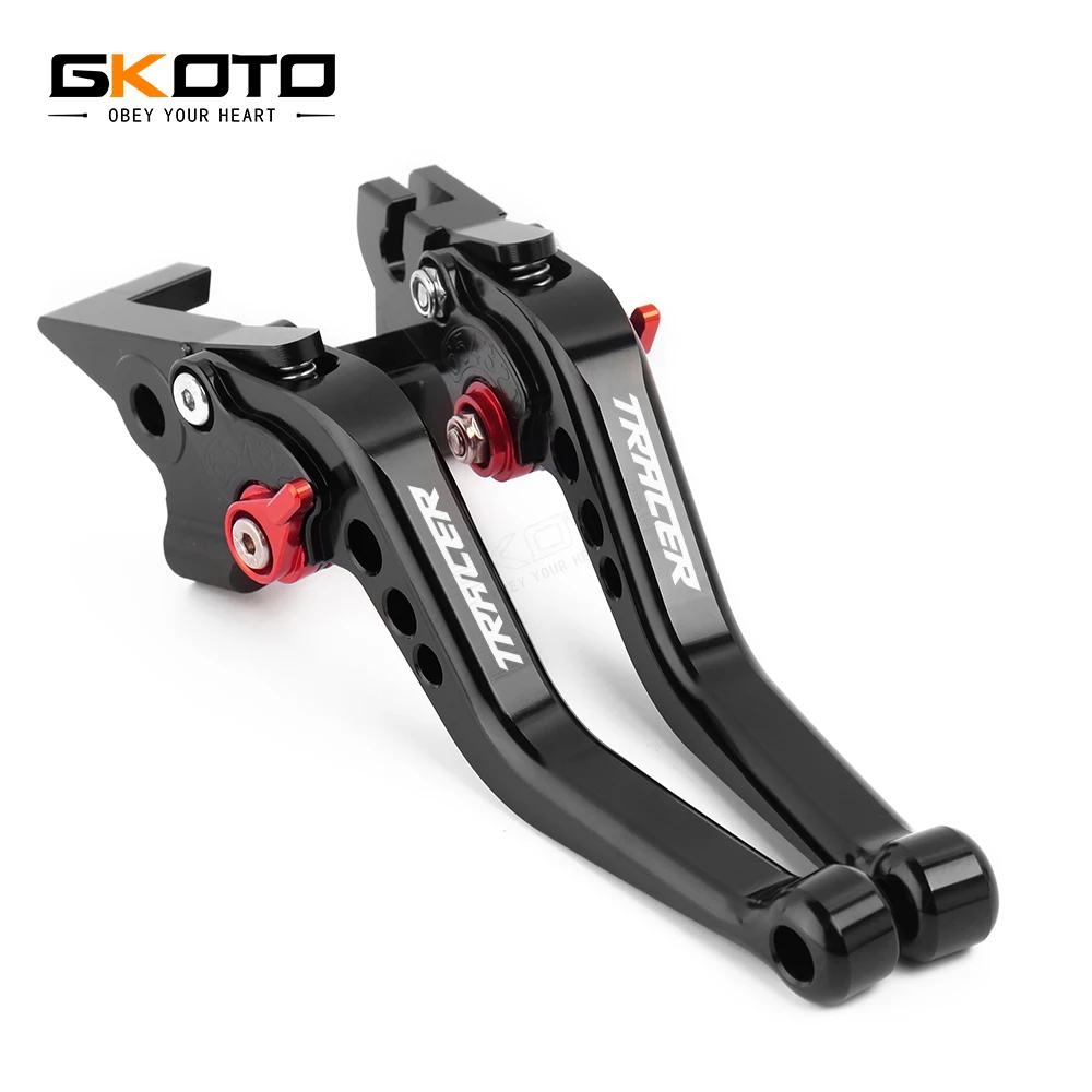 Leviers D'embrayage Et De Frein Réglables Pour Yamaha Tracer 9 GT 2021-2022 - En Aluminium CNC, 6 Positions, Couleur Titane - 8