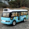 School Bus Toys Cars Die Cast Plastic Little Cars City Bus With Sound And Light Up Friction Powered Cars Play Toys Gift For Kids 5