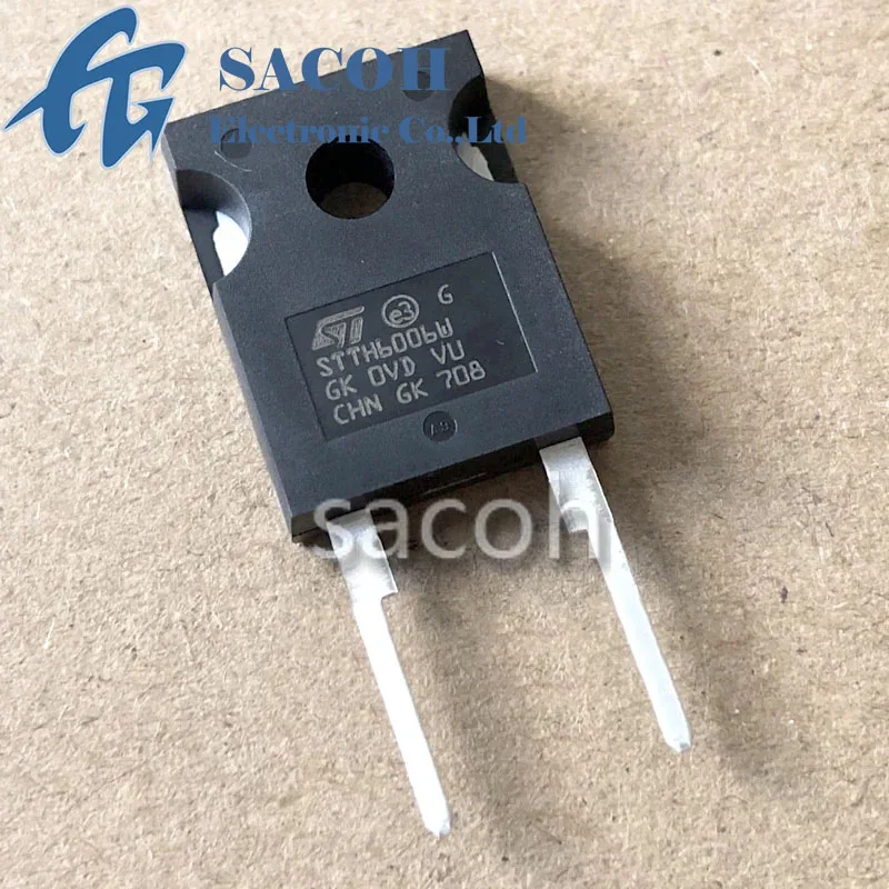 10Pcs/Lot STTH6006W OR STTH6004W OR STTH8006W TO-247 60A 600V Ultrafast High Voltage Rectifier electronic component original electronic component