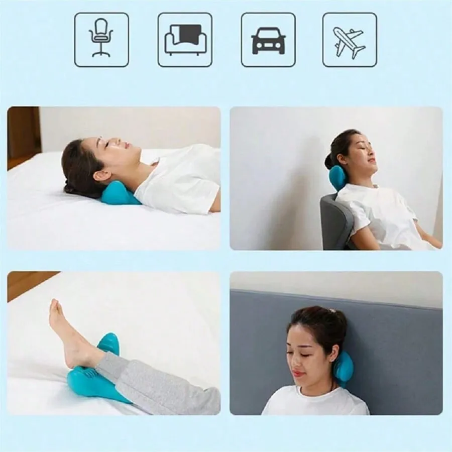 Portable Deep Kneading Neck Massager for Home and Travel Relaxation