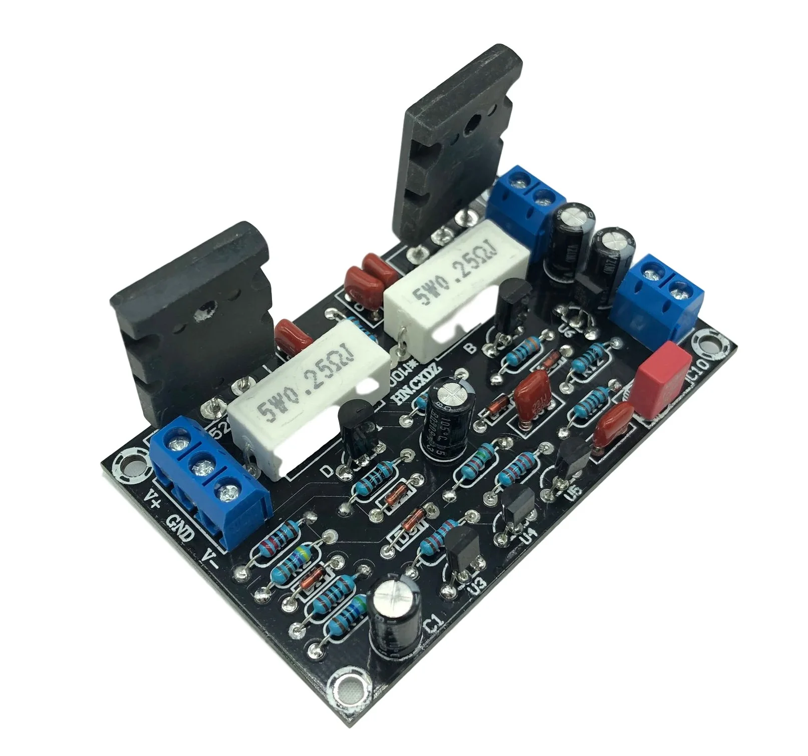 

1PCS 100W 2SC5200+2SA1943 Audio Amplifier Board HIFI Mono Channel Amplifier Dual DC35V Speaker Home Theater DIY