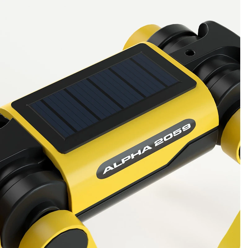Solar Powered Electric Machine Dog Toy Children's Assembled Toy Boys' Puzzle And Creative Robot Cultivating Hands-on Ability New