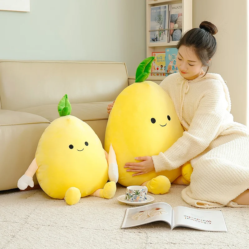 40/60/80cm 과일 및 야채 시리즈 포멜로 플러시 장난감 침실 장식 소녀를위한 어린이 생일 선물