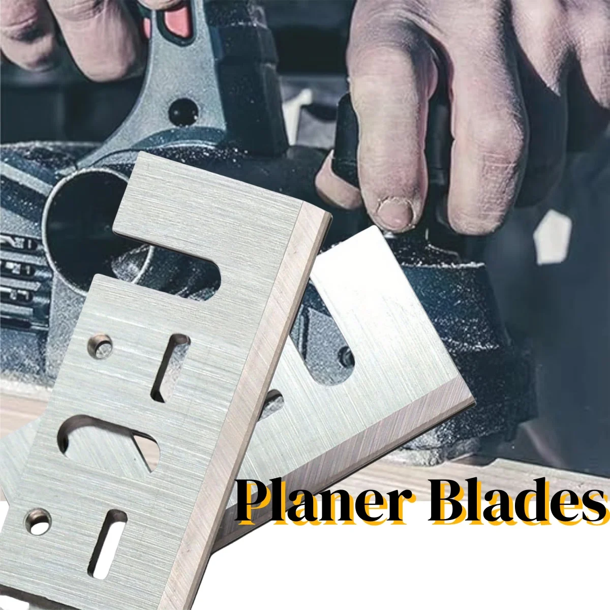 Planer Blades 2pcs High Speed Steel 3-1/4 Woodworking Electric for Hardwood Maklta 1900B