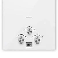 Chauffe-eau instantané au gaz GPL SIHAO 6-18L, acier inoxydable à économie d'énergie avec écran LED, protection de sécurité et contrôle intelligent 4