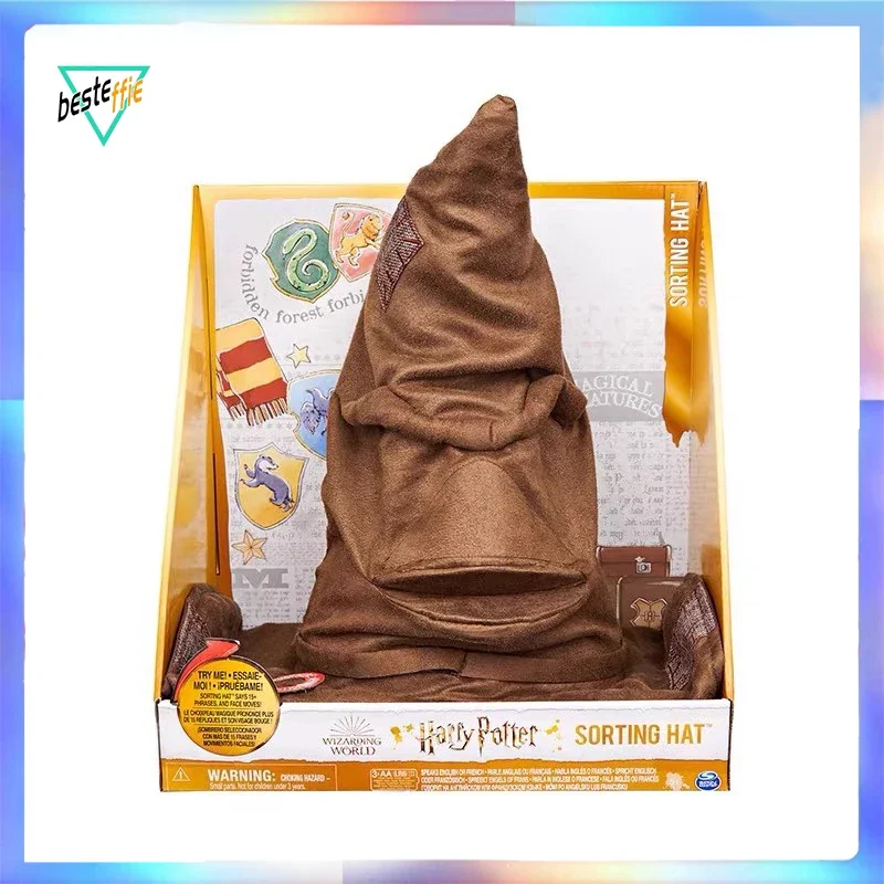 

Spinmaster Harry Potter Magic Hat Academy Branch Hat Soundmaking Magic Hat Peripheral Room Ornament Collection Children Toy Gift