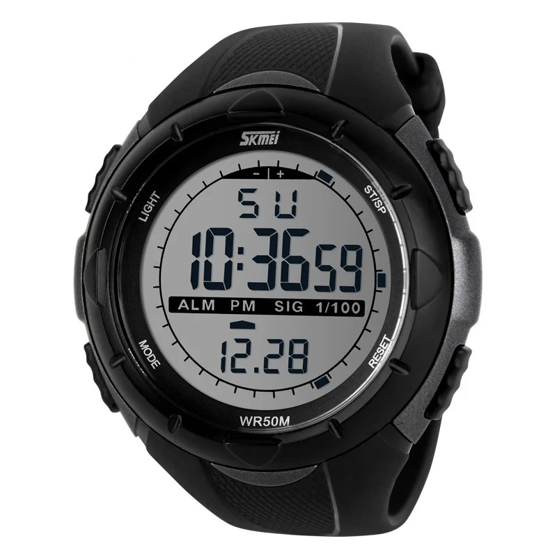 

Fashion Outdoor Elite Simple Sports Watch For Men Military Watch Alarm Clock Shockproof Waterproof Digital Watch Reloj Hombre