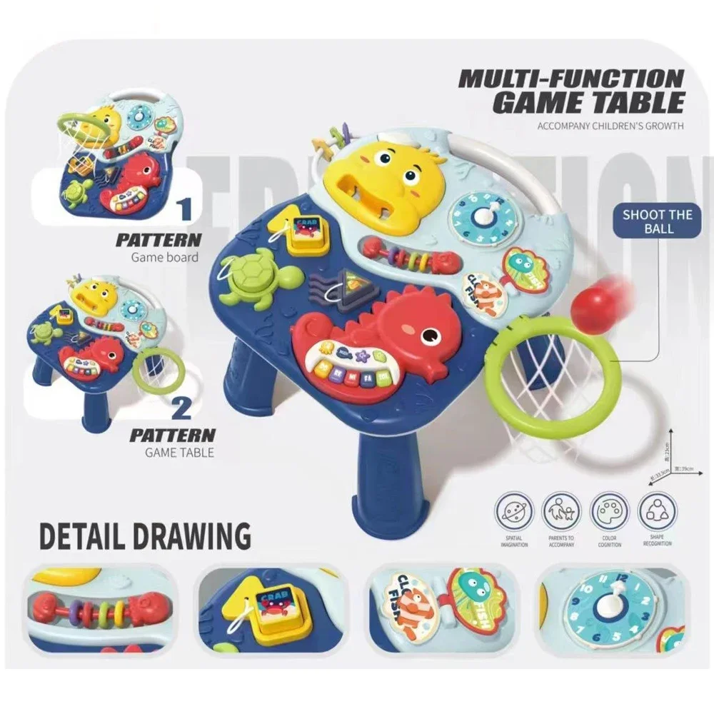 Table d'activité pour bébé, jouets musicaux, jouets éducatifs – Image 6