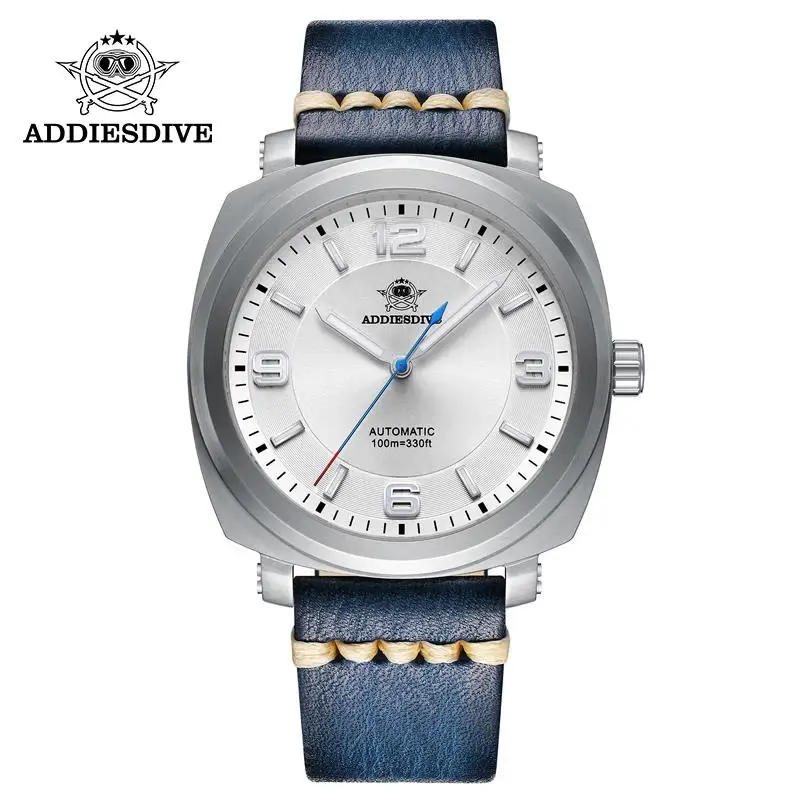 

ADDIESDIVE 2023 Men's Mechanical Watches Luxury 316L Stainless Steel Luminous Sapphire Glass 10Bar Diving Wristwatches for men