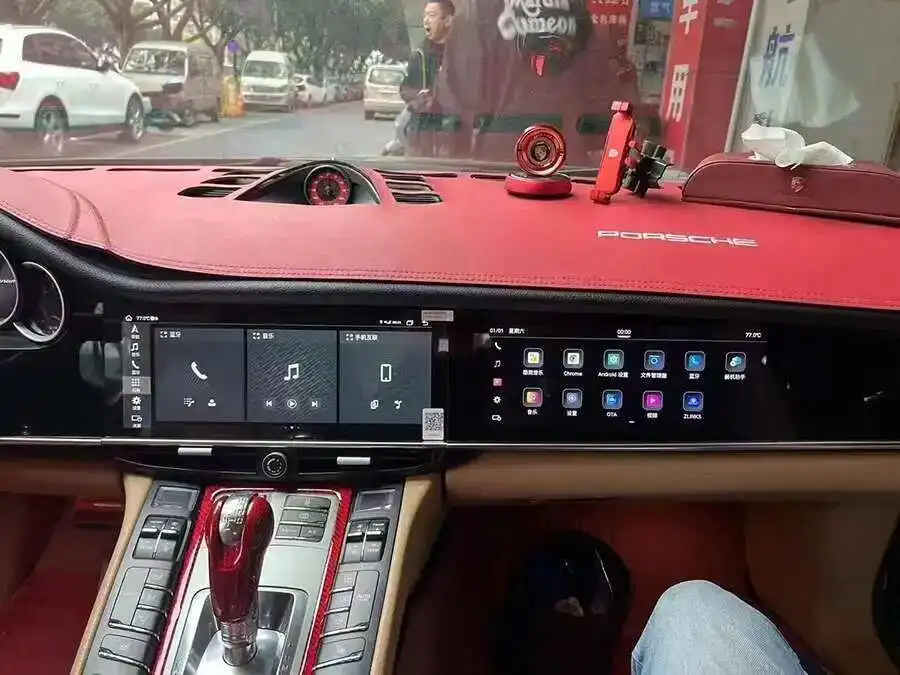 Carplay For Porsche Panamera 970 Upgraded Interactive Dual Screen 12.3 Inch + 11