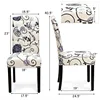 Set of 2 Tufted Dining Chair Upholstered Nailhead Trim Rubber Wooden Leg 2