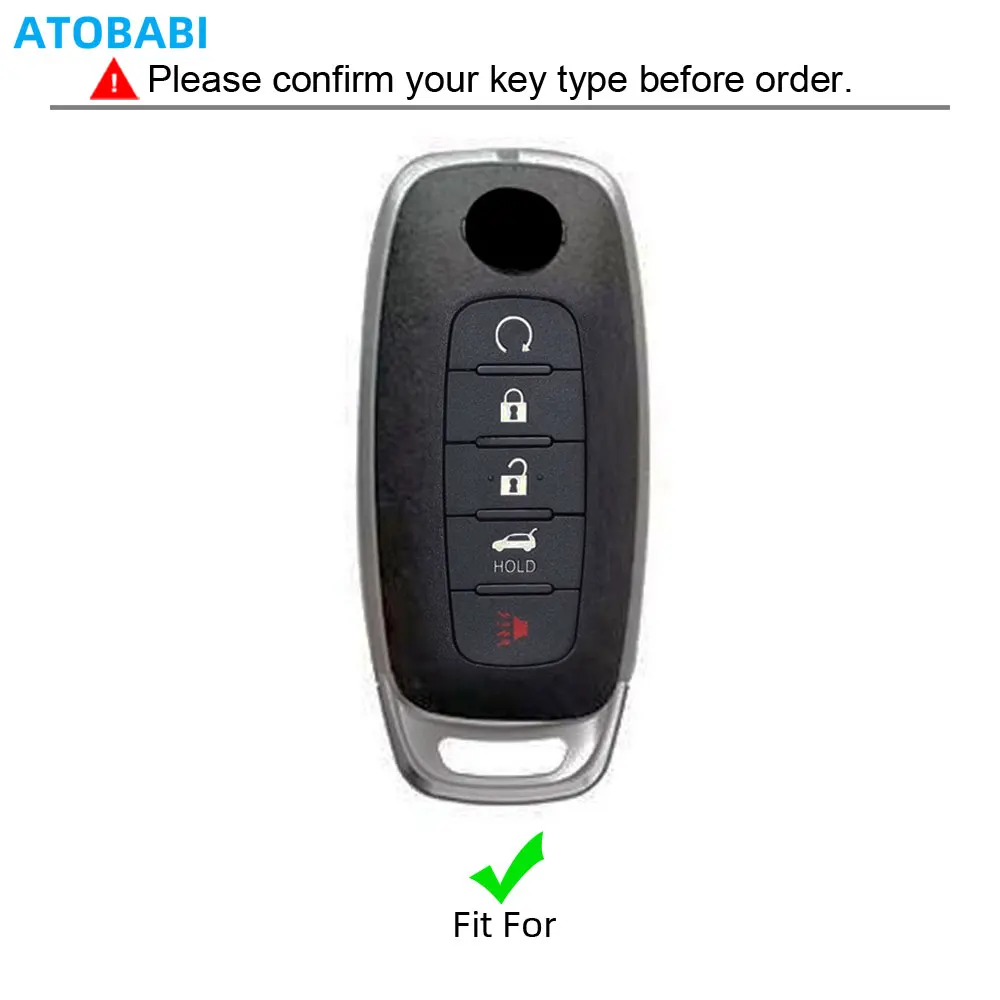 Tangdybwdz® Silicon Funda Llave Para Nissan Pathfinder Rogue Versa Sentra SV Ariya (2023-2025) 4 Botones +Llavero De Silicona | Meses Sin Interés