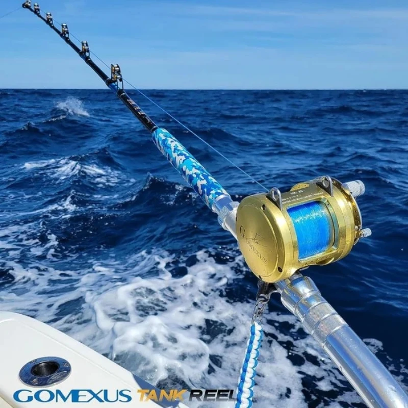 GOMEXUS Trolling Reel,Conventional Reels Saltwater for Tuna