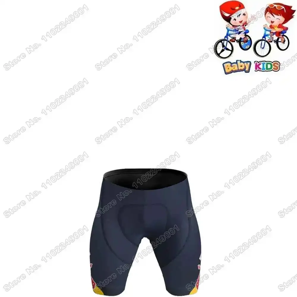2025 Kids Team Hansgrohe Cycling Jersey Set Boys Girls France Tour Slovenia Primož Roglič Clothing Children Road Bike Shirt Suit 6