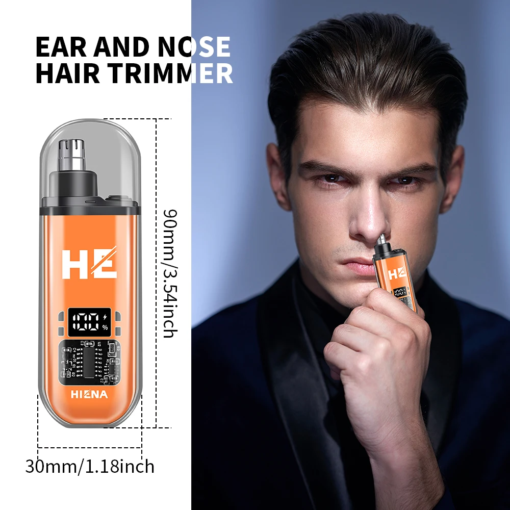 HIENA home-appliance Hair Shaver Kit for Men nose hair trimmer Waterproof Hair Cutting Machine Electric Clipper personal 2
