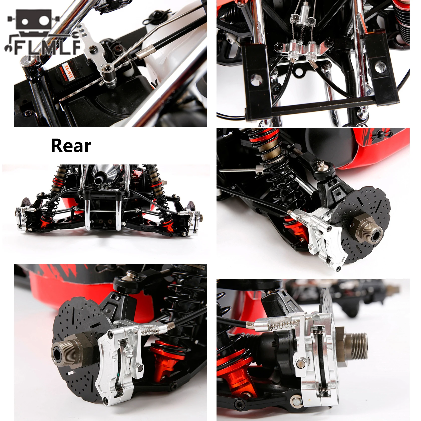 Housse Moteur Métal CNC 1/5 - Pour HPI ROFUN Baja King 5B 5T 5SC