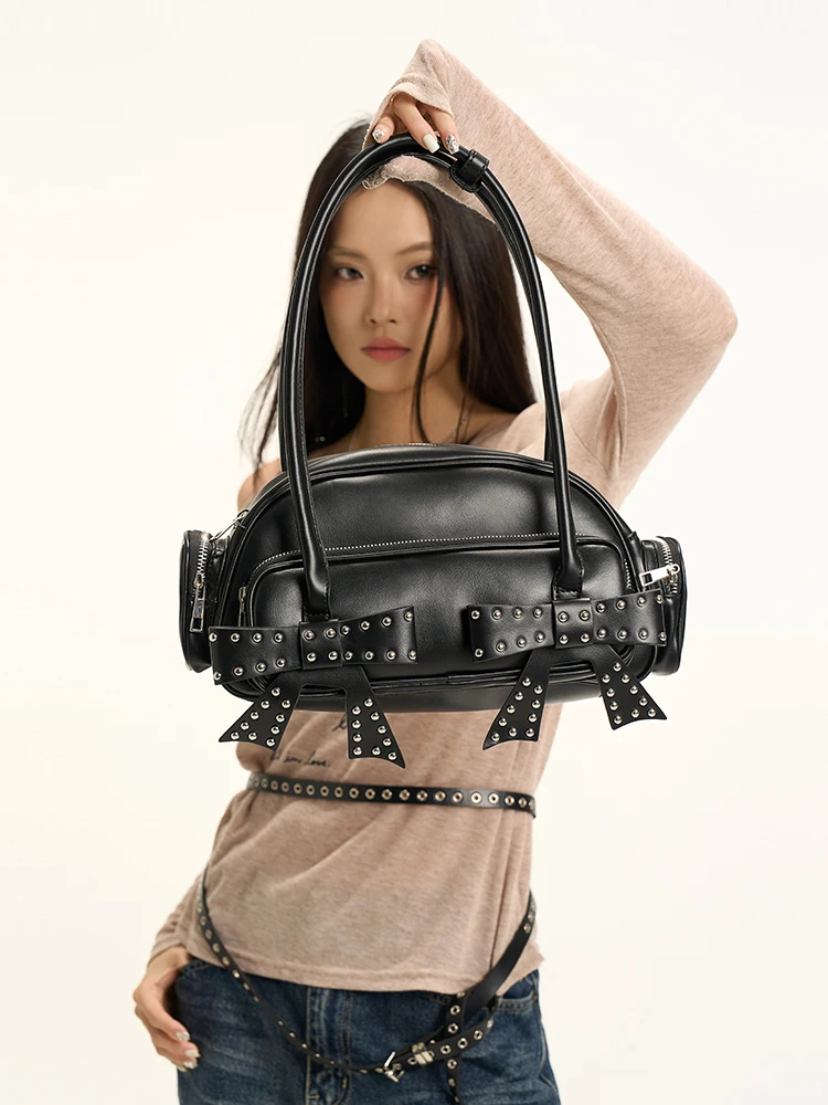 Fashion Luxury Design PU Leather Shoulder Bag Women Clutch Handbag Purse Female Underarm Bag Travel Totes