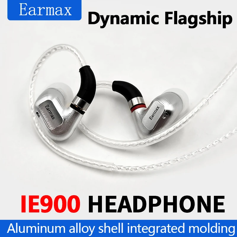 Earmax IE600 IE300 IE900 Professional HIFI Stereo In-ear Headset Flagship Dynamic Earphones Detachable Audio Cable 5