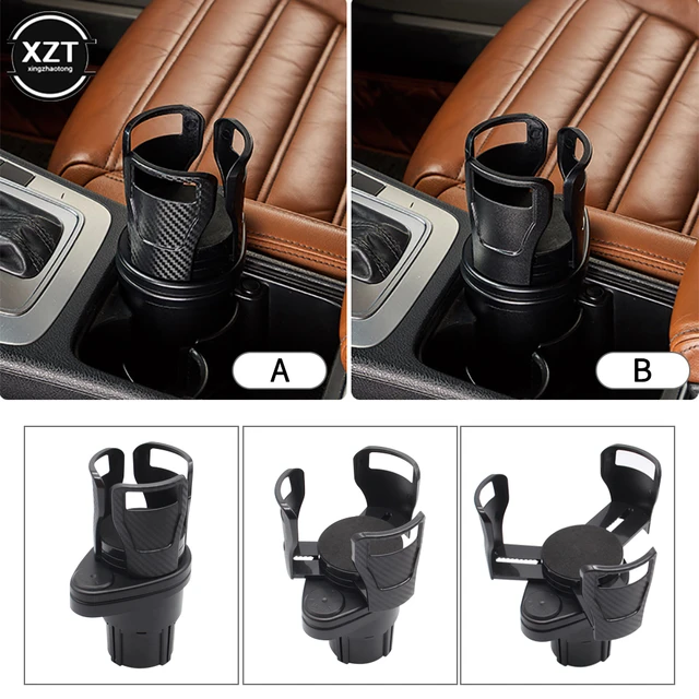 2 In 1 Cup Holder 360 Degree Rotating Vehicle-mounted Slip-proof Water Car  Cup Holder Multifunctional Dual Bekerhouder Auto - AliExpress