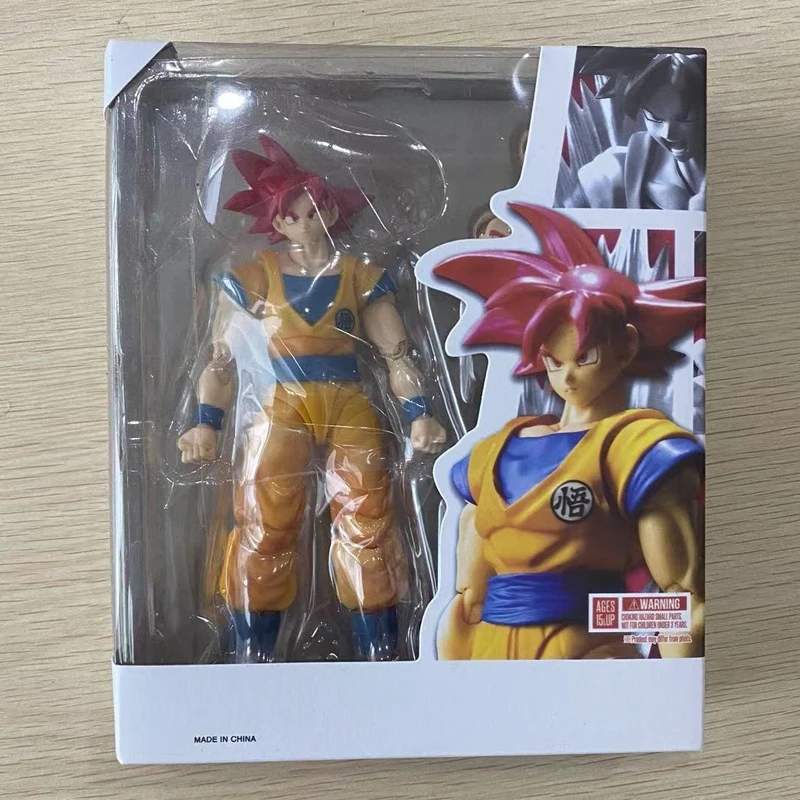 Compre SHF Dragon Ball Z Super Saiyan Goku Figure Blue Hair PVC Toys 15cm  barato — frete grátis, avaliações reais com fotos — Joom