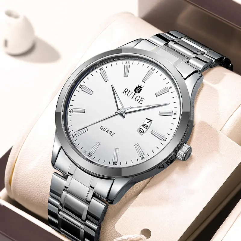 RUIGE Fashion Men's Watch Roman Scale Minimalist Men's Famous Watch Night Glow Waterproof Trendy Watch - Image 11