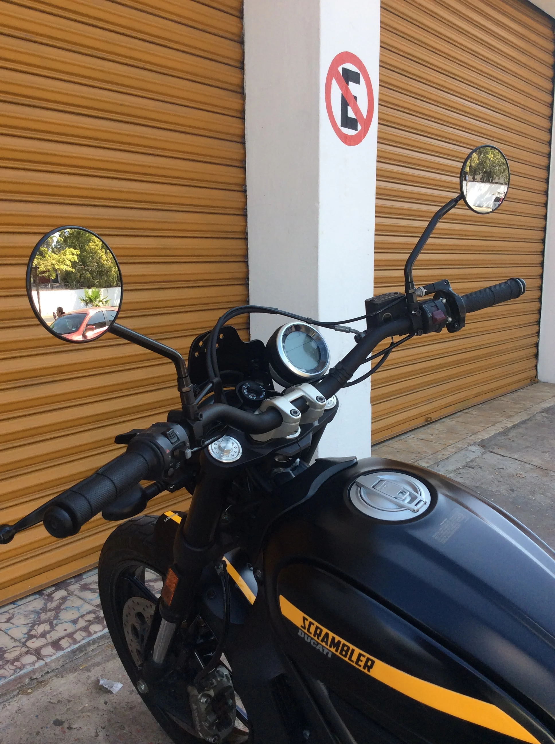 ducati scrambler 800 1100 espelho retrovisor