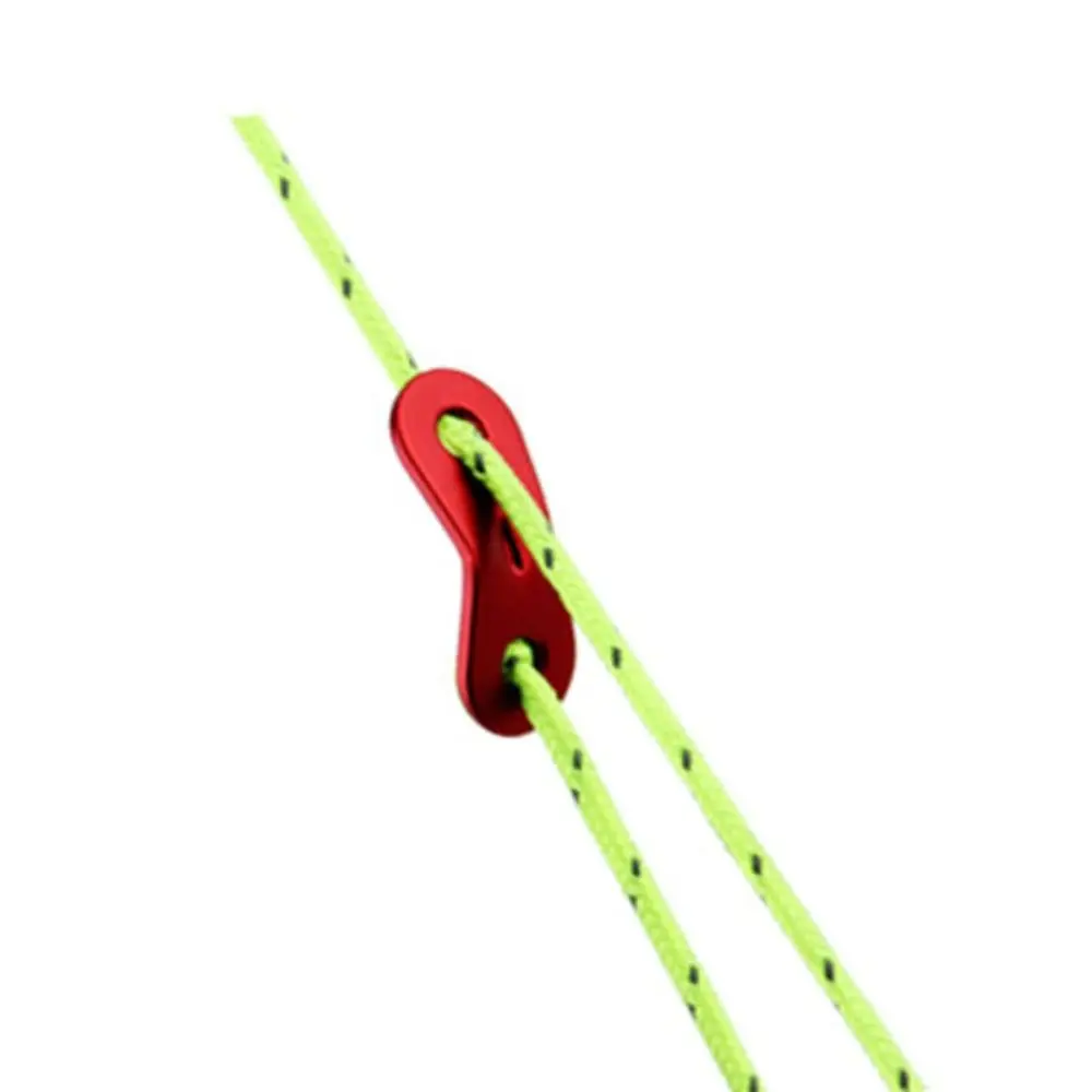 10 Pcs Aluminum Alloy Tent Rope Tensioners Camping Cord Lock Buckles