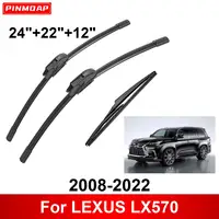 1/2/3/4/6PCS Car Wiper For LEXUS LX570 2008-2022 Front Rear Wiper Blades Brushes Auto Accessories 2017 2018 2019 2020 2021 2022 1