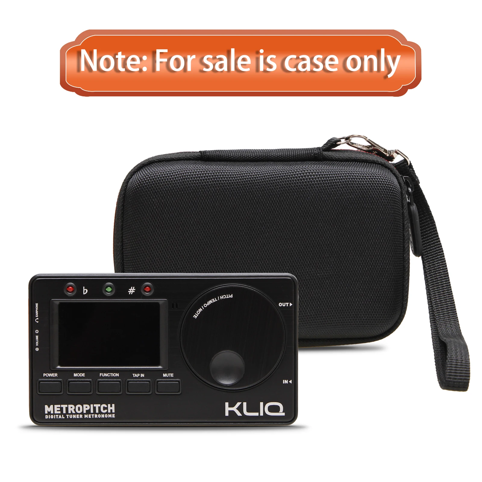 LTGEM EVA Hard Case for KLIQ MetroPitch - Metronome Tuner & Anker 622 Magnetic Battery  Travel Protective Carrying Storage Bag