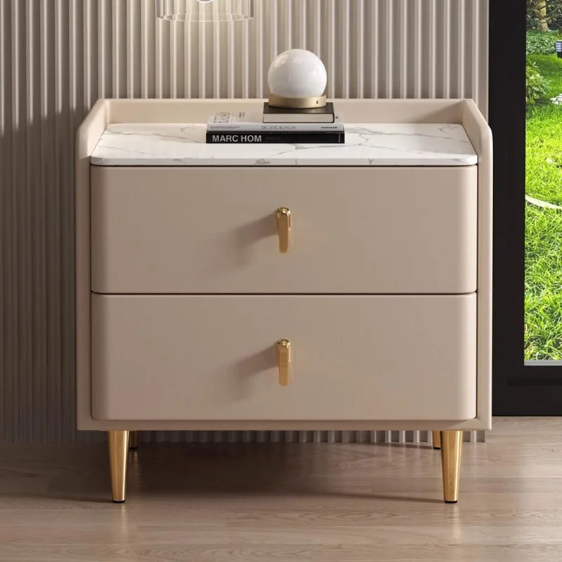 

White Nordic Night Table Modern Storage Trendy Drawers Italian Nightstand Home Furniture Luxury Mesa De Noche Side Bed Table