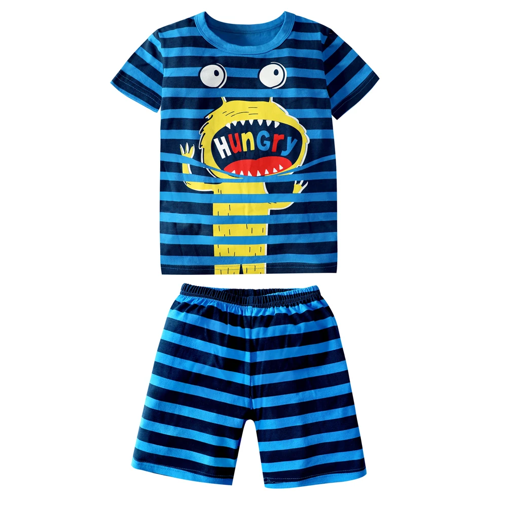 cute pajama sets	 Summer Boys Monster Pajamas Set Kids Dinosaur Panda Sleepwear Unicorn Clothes for teenager girls of 12-14 years Children Pijamas baby girl nightgowns