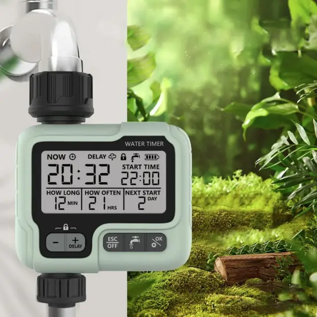 Large Screen Automatic Water Timer Timeable Programmable Garden Digital Irrigation Machine Intelligent Save Water and Time 2