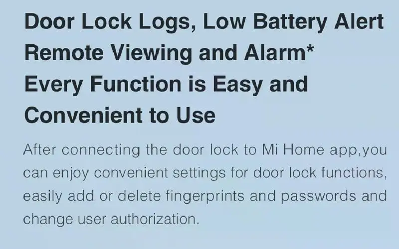 Original Smart Door Lock N200 Fingerprint Bluetooth Password NFC Unlock Remote