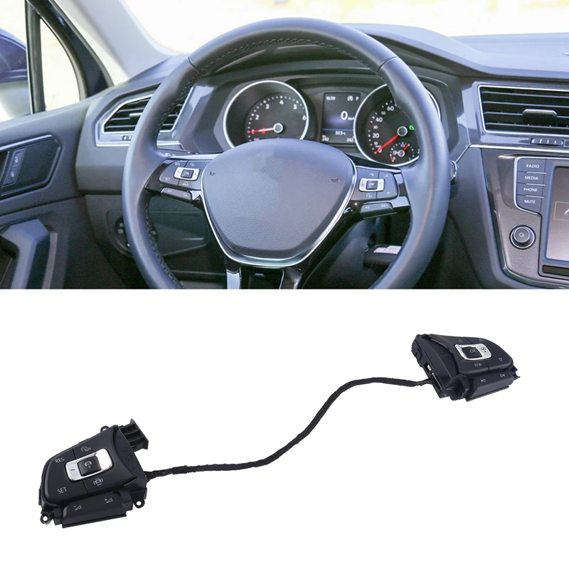 

5NG 959 442 A Кнопка рулевого колеса автомобиля с кнопкой ACC для 2017-2020 VW Tiguan L Tiguan II