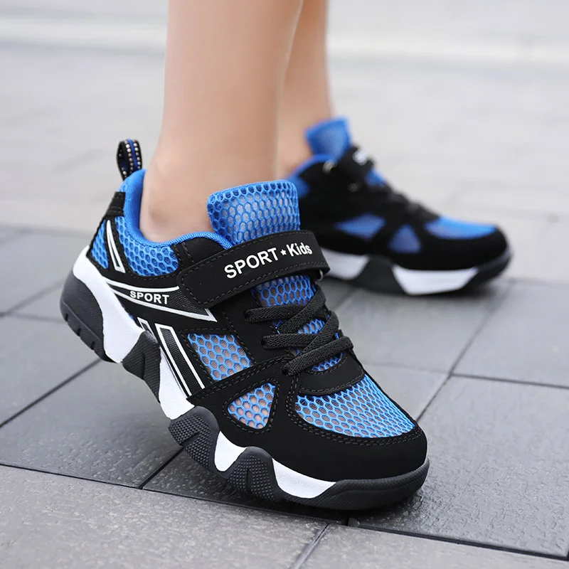 Single Net Children's Shoes Boys Sneakers Summer Breathable Non-slip Surface Girls Casual Tennis Sports Running Outdoor Shoes 3