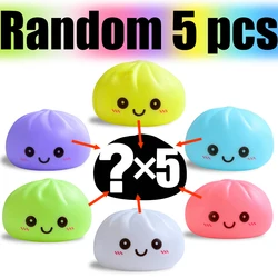 Colorful LED Glowing Dumpling Mood Décor - A Sweet Gift (Color - Random 5 pcs)