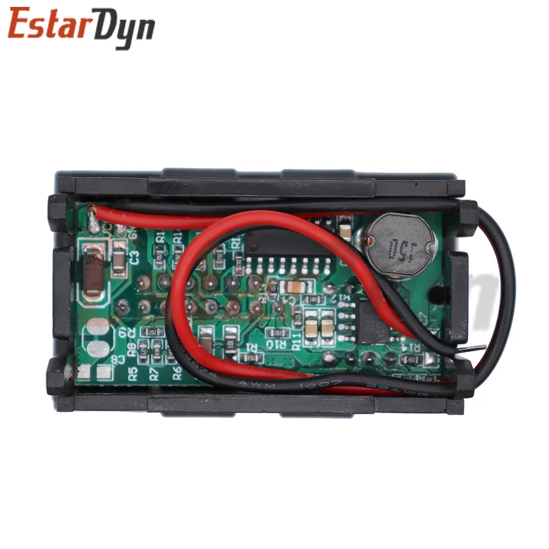 Dual USB Car Voltmeter - Digital LED Display For 12V Battery Voltage Monitoring